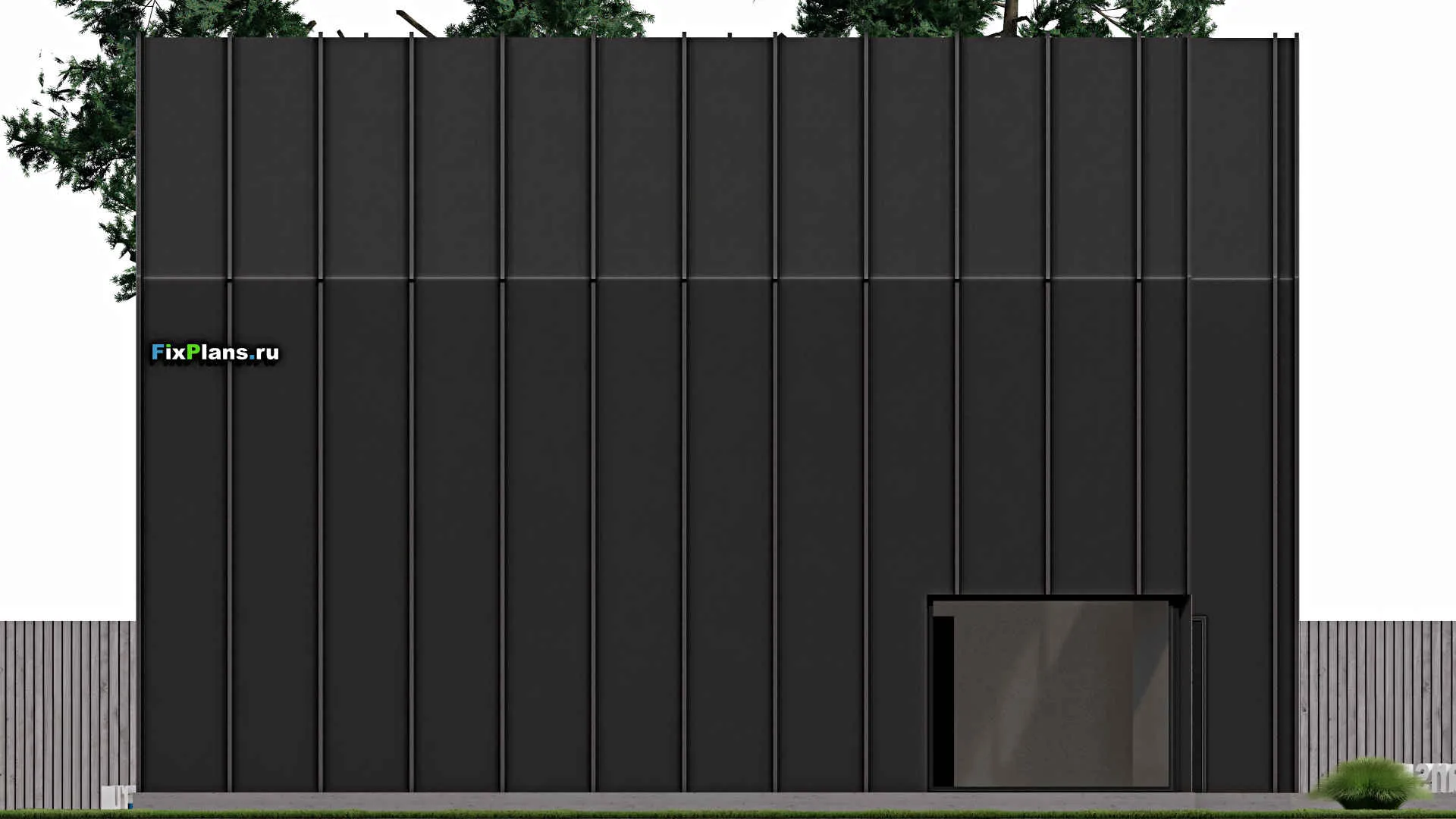 F-0368 - Проект дома с мансардой 15 на 20, площадью 330 м² с террасой и 4 спальнями